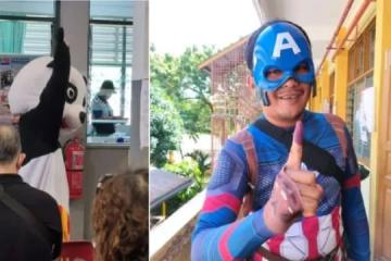 馬國全國大選投票日 動畫人物現身投票站