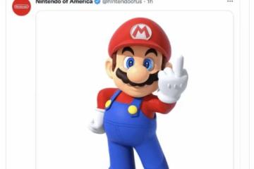 推特付費身份認證上線 任天堂「官方」發馬里奧豎中指