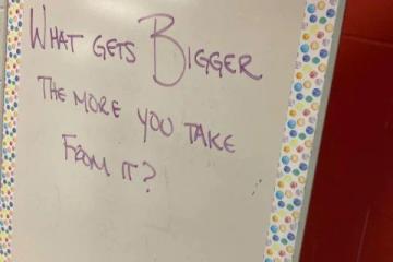 老師在課堂上引用《戰神5》中的謎語：答案令人心碎