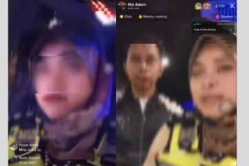 TikTok直播緝毒惹議  大馬女警遭調職柔州警隊